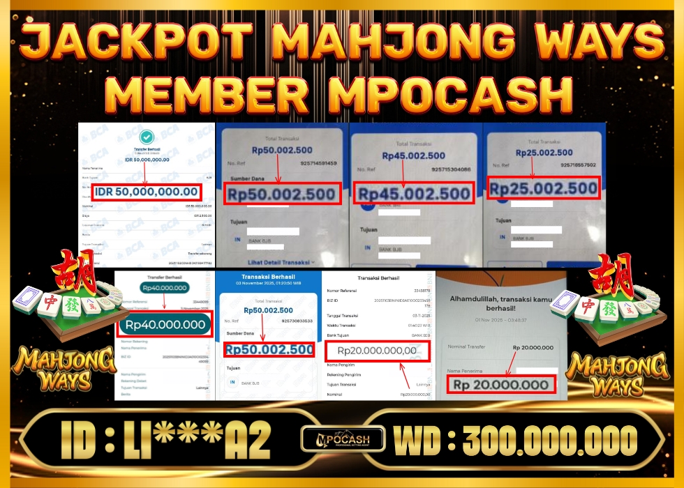 MPOCASH JACKPOT MAHJONG WAYS 2